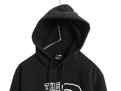 ノースフェイス 両面 プリント スウェット フード パーカー メンズ S / アウトドア グラフィック プルオーバー トレーナー 裏起毛 ブラック