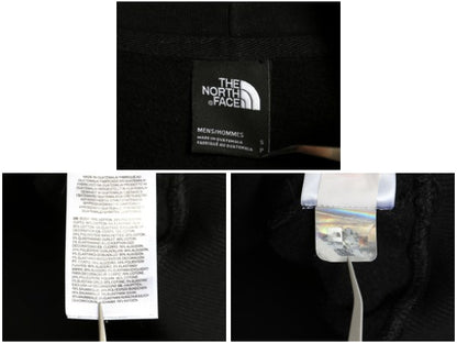 ノースフェイス 両面 プリント スウェット フード パーカー メンズ S / アウトドア グラフィック プルオーバー トレーナー 裏起毛 ブラック