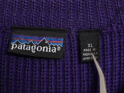 90s パタゴニア シャモニー ガイド セーター メンズ XL / オールド 90年製 アウトドア ウール ニット チャンキー リブ編み 大きいサイズ 紫