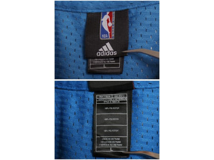オクラホマシティ サンダー メッシュ タンクトップ メンズ L 古着 NBA オフィシャル アディダス ユニフォーム ゲームシャツ バスケ 重ね着