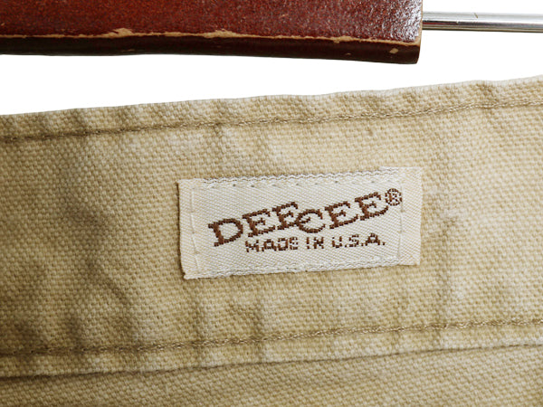 80s USA製 ★ WASHINGTON DEE CEE ダック ワーク パンツ メンズ 33 34 / ヴィンテージ ストレート コットン キャンバス ボトムス ベージュ 80s USA製 ☆ WASHINGTON DEE CEE ダック ワーク パンツ メンズ 33 34