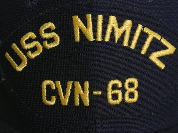 デッドストック 80s USA製 ニューエラ US NAVY 刺繍 ベースボール キャップ フリーサイズ 帽子 ヴィンテージ 軍物 トラッカー ミリタリー