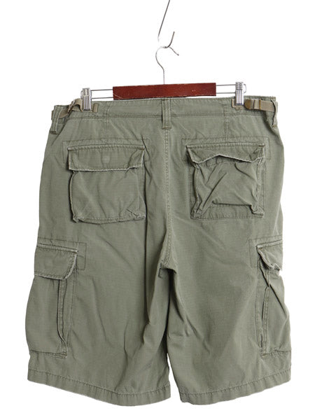 ポロジーンズ ラルフローレン カーゴ ショーツ メンズ 36 / ポロ ヴィンテージ モデル ショートパンツ ミリタリー タイプ M51 M65 オリーブ