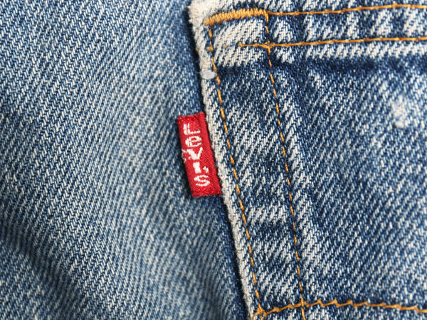 00s USA製 リーバイス 505 デニム パンツ メンズ 実寸 36 30 オールド ジーンズ ジーパン スリム ストレート ヒゲ アタリ 赤タブ 5ポケット