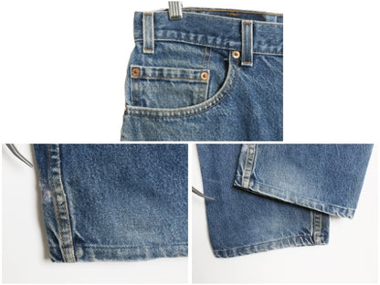 00s USA製 リーバイス 505 デニム パンツ メンズ 実寸 36 30 オールド ジーンズ ジーパン スリム ストレート ヒゲ アタリ 赤タブ 5ポケット