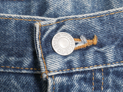 00s USA製 リーバイス 505 デニム パンツ メンズ 実寸 36 30 オールド ジーンズ ジーパン スリム ストレート ヒゲ アタリ 赤タブ 5ポケット