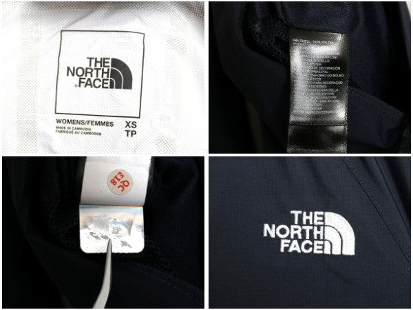 ノースフェイス マウンテンパーカー ジャケット レディース XS / アウトドア DRYVENT マンパ フルジップ ジャンパー 収納 パッカブル 紺