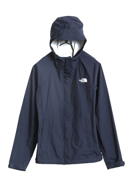 ノースフェイス マウンテンパーカー ジャケット レディース XS / アウトドア DRYVENT マンパ フルジップ ジャンパー 収納 パッカブル 紺