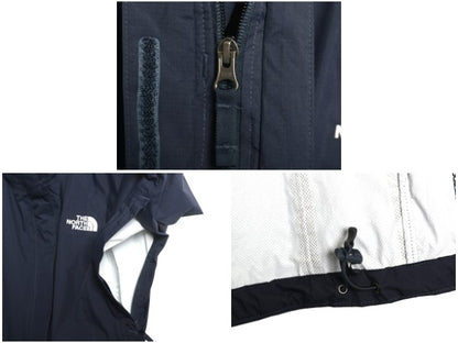 ノースフェイス マウンテンパーカー ジャケット レディース XS / アウトドア DRYVENT マンパ フルジップ ジャンパー 収納 パッカブル 紺