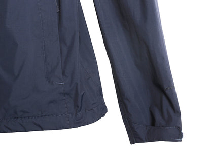 ノースフェイス マウンテンパーカー ジャケット レディース XS / アウトドア DRYVENT マンパ フルジップ ジャンパー 収納 パッカブル 紺