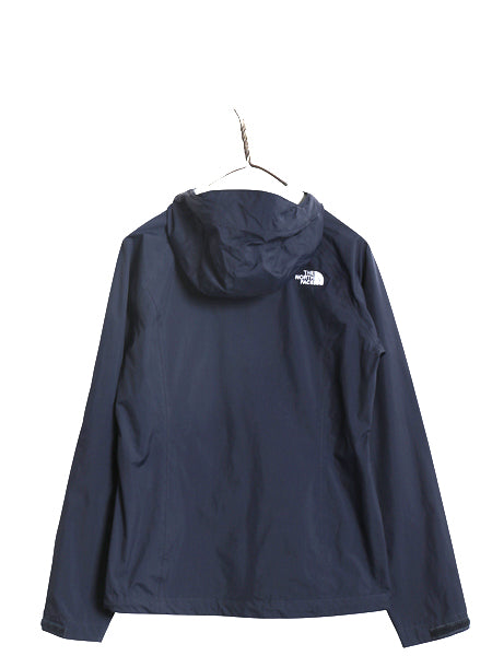 ノースフェイス マウンテンパーカー ジャケット レディース XS / アウトドア DRYVENT マンパ フルジップ ジャンパー 収納 パッカブル 紺