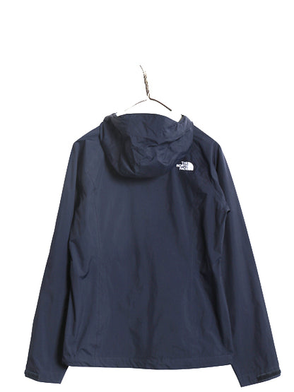 ノースフェイス マウンテンパーカー ジャケット レディース XS / アウトドア DRYVENT マンパ フルジップ ジャンパー 収納 パッカブル 紺