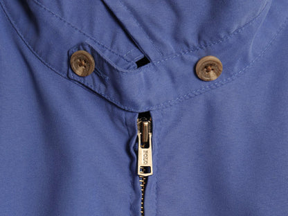 90s ポロゴルフ ラルフローレン スイングトップ ジャケット メンズ L / オールド ポロ スムース 素材 フルジップ チェック ライナー付き 青