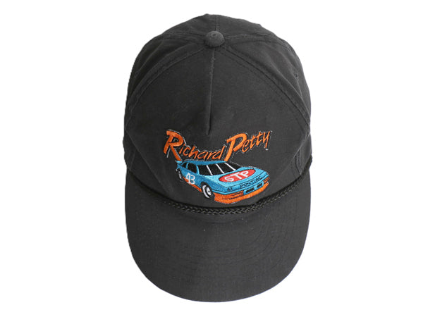 90s ナスカー レーシング ベースボール キャップ フリーサイズ 帽子 オールド オフィシャル アメ車 レーシング レース トラッカーハット 黒
