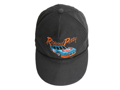 90s ナスカー レーシング ベースボール キャップ フリーサイズ 帽子 オールド オフィシャル アメ車 レーシング レース トラッカーハット 黒