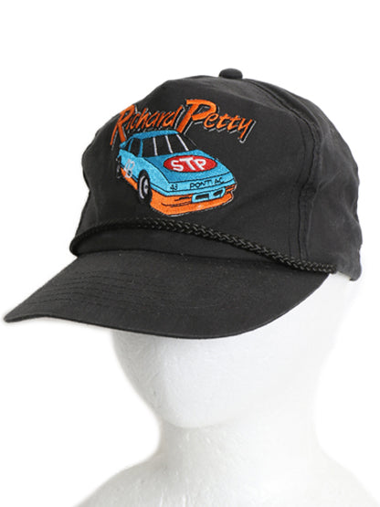 90s ナスカー レーシング ベースボール キャップ フリーサイズ 帽子 オールド オフィシャル アメ車 レーシング レース トラッカーハット 黒