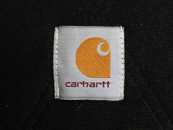 00s ★ カーハート サンタフェ ジャケット メンズ XL 程 オールド ワーク ダック フルジップ 中綿 キルティング ライナー ブルゾン 廃盤 茶