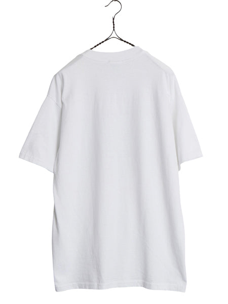 00s ★ カーメンバシリオ ボクサー フォト プリント Tシャツ メンズ L / オールド ボクシング 格闘技 スポーツ イラスト グラフィック 白