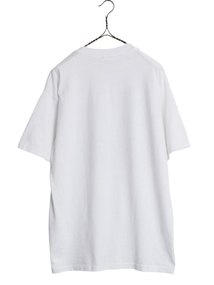 00s ★ カーメンバシリオ ボクサー フォト プリント Tシャツ メンズ L / オールド ボクシング 格闘技 スポーツ イラスト グラフィック 白