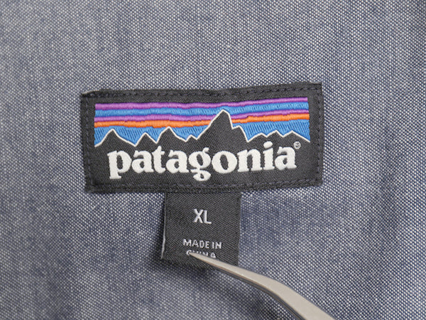 パタゴニア ブラフサイド シャツ メンズ XL 15年製 アウトドア 長袖シャツ オーガニック コットン シャンブレー ボタンダウン 大きいサイズ