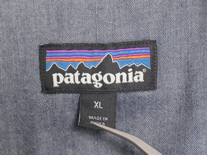 パタゴニア ブラフサイド シャツ メンズ XL 15年製 アウトドア 長袖シャツ オーガニック コットン シャンブレー ボタンダウン 大きいサイズ