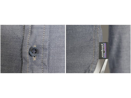 パタゴニア ブラフサイド シャツ メンズ XL 15年製 アウトドア 長袖シャツ オーガニック コットン シャンブレー ボタンダウン 大きいサイズ