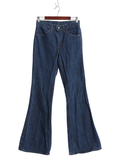 80s USA製 リーバイス 684 フレア デニム パンツ メンズ 29 34 / ヴィンテージ ブーツカット ベルボトム ジーンズ ジーパン 濃紺 ボトムス