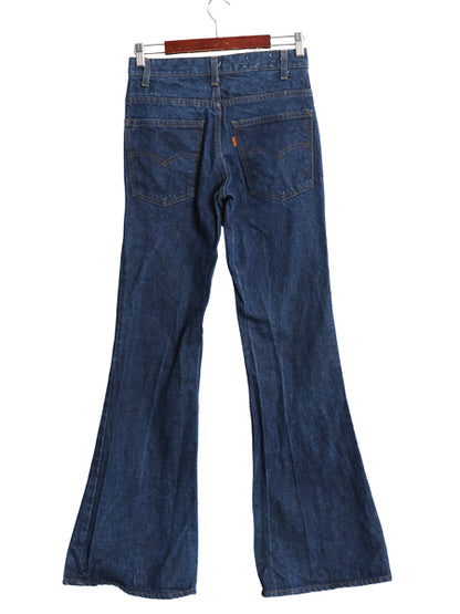 80s USA製 リーバイス 684 フレア デニム パンツ メンズ 29 34 / ヴィンテージ ブーツカット ベルボトム ジーンズ ジーパン 濃紺 ボトムス