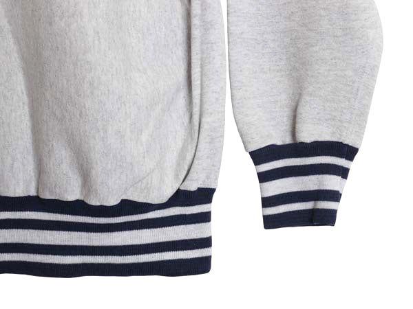 90s USA製 2段 カレッジ プリント スウェット メンズ XL / 古着 オールド トレーナー リバース タイプ ヘビーウェイト 裏起毛 大きいサイズ