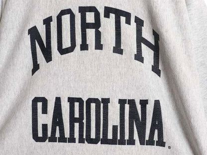 90s USA製 2段 カレッジ プリント スウェット メンズ XL / 古着 オールド トレーナー リバース タイプ ヘビーウェイト 裏起毛 大きいサイズ