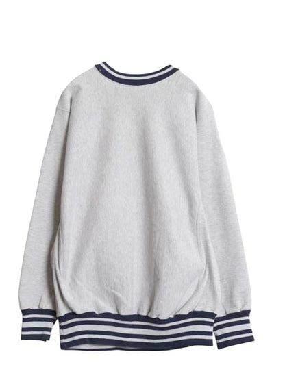 90s USA製 2段 カレッジ プリント スウェット メンズ XL / 古着 オールド トレーナー リバース タイプ ヘビーウェイト 裏起毛 大きいサイズ