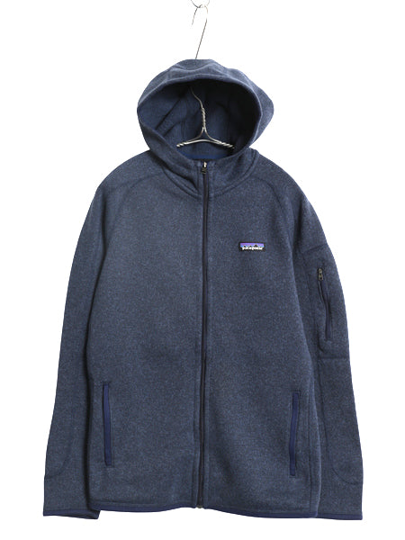 パタゴニア ベターセーター フーディ レディース М 古着 18年製 フリース セーター ジャケット フルジップ パーカー ブルゾン シンプル 紺