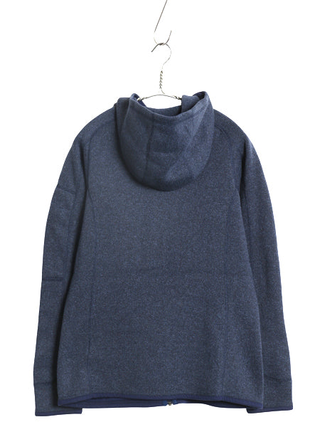 パタゴニア ベターセーター フーディ レディース М 古着 18年製 フリース セーター ジャケット フルジップ パーカー ブルゾン シンプル 紺