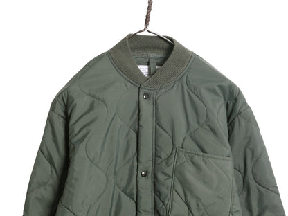 90s ★ 米軍実物 USAF CWU 9/P 中綿 キルティング ライナー ジャケット MEDIUM / 98年製 古着 ミリタリー エアフォース ナイロン フライト