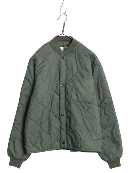 90s ★ 米軍実物 USAF CWU 9/P 中綿 キルティング ライナー ジャケット MEDIUM / 98年製 古着 ミリタリー エアフォース ナイロン フライト
