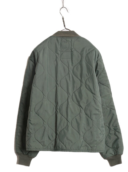 90s ★ 米軍実物 USAF CWU 9/P 中綿 キルティング ライナー ジャケット MEDIUM / 98年製 古着 ミリタリー エアフォース ナイロン フライト