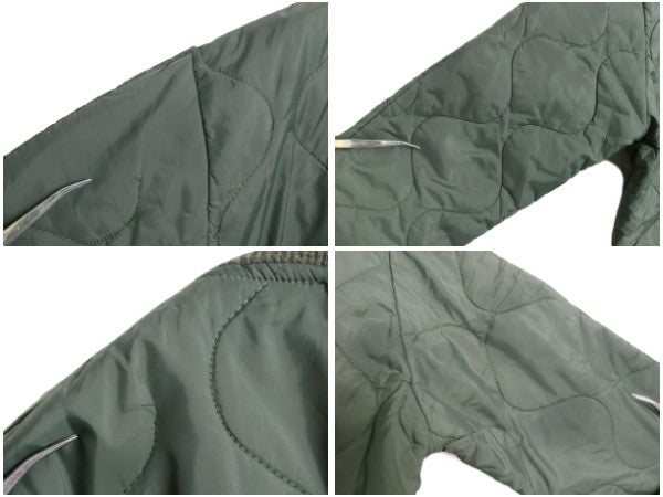 90s ★ 米軍実物 USAF CWU 9/P 中綿 キルティング ライナー ジャケット MEDIUM / 98年製 古着 ミリタリー エアフォース ナイロン フライト