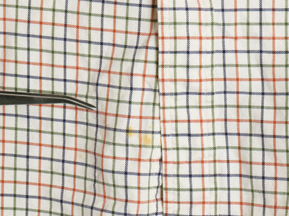 00s ラルフローレン チェック 長袖 ボタンダウン シャツ メンズ XL オールド ポロ 長袖シャツ コットン 大きいサイズ ワイシャツ ゆったり