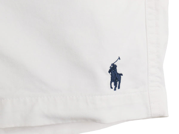 ポロ ラルフローレン チノ ショートパンツ メンズ L / チノパン ストレッチ コットン ショーツ イージーパンツ ノータック ワンポイント 白