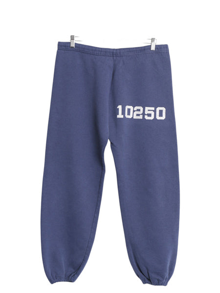 80s 90s USA製 プリント スウェット パンツ メンズ M ヴィンテージ オールド トレーナー 裏起毛 ワンポイント ナンバリング イージーパンツ