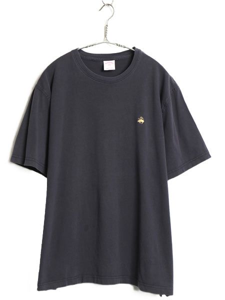 ブルックスブラザーズ 半袖 Tシャツ メンズ XL カットソー ワンポイント コットン シンプル クルーネック 無地  ボックス 大きいサイズ 紺