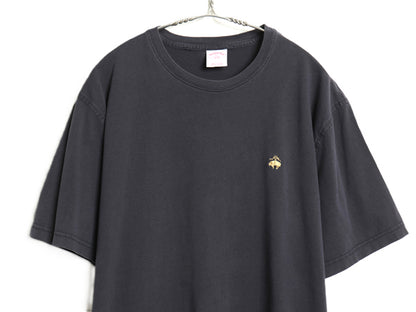 ブルックスブラザーズ 半袖 Tシャツ メンズ XL カットソー ワンポイント コットン シンプル クルーネック 無地  ボックス 大きいサイズ 紺