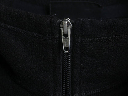 パタゴニア シンチラ フリース ベスト メンズ M 古着 10年製 アウトドア ハイネック フルジップ ノースリーブ 前開き 重ね着 黒 シンプル