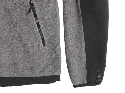 ノースフェイス デナリ ジャケット メンズ S 古着 アウトドア フリース ナイロン ブルゾン ハイネック フルジップ アウター ツートン 灰 黒