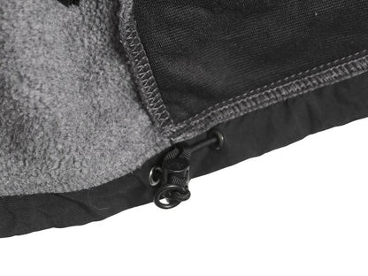 ノースフェイス デナリ ジャケット メンズ S 古着 アウトドア フリース ナイロン ブルゾン ハイネック フルジップ アウター ツートン 灰 黒