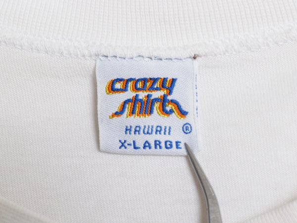 90s USA製 アート イラスト 両面 プリント Tシャツ メンズ XL / オールド サーフ ハワイアン グラフィック シングルステッチ 大きいサイズ