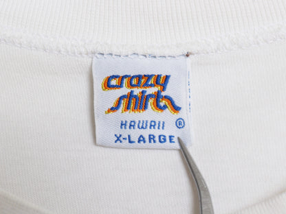 90s USA製 アート イラスト 両面 プリント Tシャツ メンズ XL / オールド サーフ ハワイアン グラフィック シングルステッチ 大きいサイズ