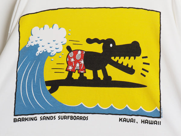 90s USA製 アート イラスト 両面 プリント Tシャツ メンズ XL / オールド サーフ ハワイアン グラフィック シングルステッチ 大きいサイズ