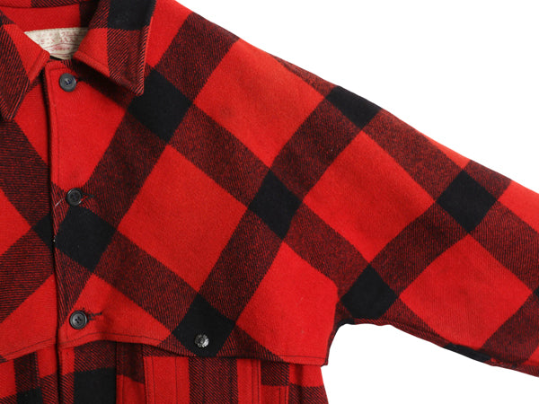 80s USA製 ★ フィルソン ダブル マッキーノ クルーザー ジャケット メンズ M / 古着 ヴィンテージ ヘビーウェイト ウール チェック ワーク