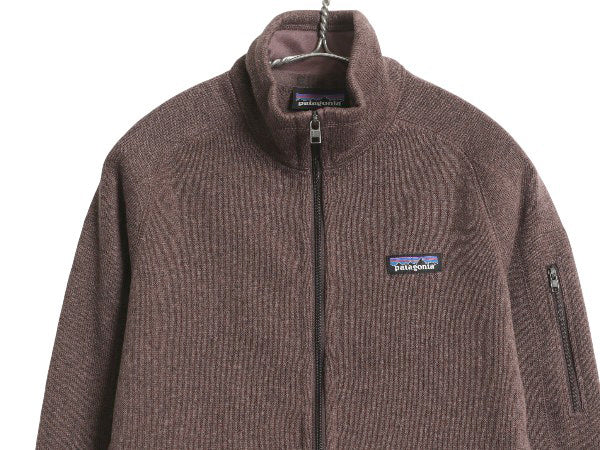 パタゴニア ベターセーター ジャケット レディース S / アウトドア 裏起毛 フリース セーター フルジップ ブルゾン ハイネック シンプル 茶